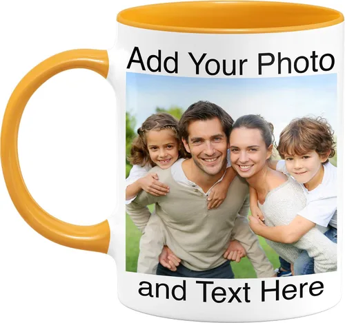 Vista 6 de Taza mágica personalizada, taza de café personalizada con cambio de color, taza de café personalizada de 11 onzas con foto, imagen, taza de café