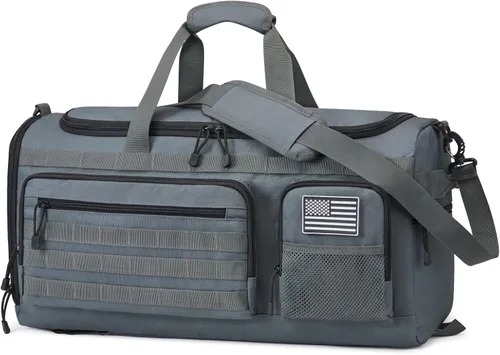 Vista 10 de G4Free Bolsa de lona 3 en 1 para viajes, gimnasio, deportes, mochila Negro