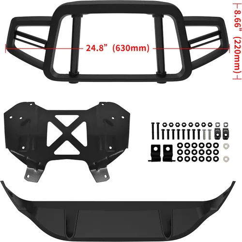 Vista 6 de Kit de protección de parachoques delantero para Can Am Ryker 600 900 Sport & Rally Edition All Models Accesorio, Perfil delantero Protector