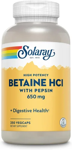 Vista 4 de Solaray HCL con pepsina de alta potencia, 0.02 onzas, 076280048155, 1, 1