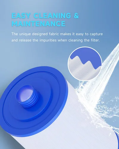 Vista 4 de AQUALTRA Filtro de spa compatible con PWW50P3 (rosca gruesa de 1 1/2 pulgadas), 6CH-940, FC-0359, Waterways 817-0050, 7 5/8 pulgadas x 6 pulgadas