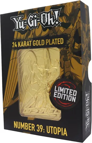 Vista 7 de FANATTIK Kon-Ygo46G Yu-Gi-Oh Lingote Utopia Edición Limitada (Chapado En Oro), Negro