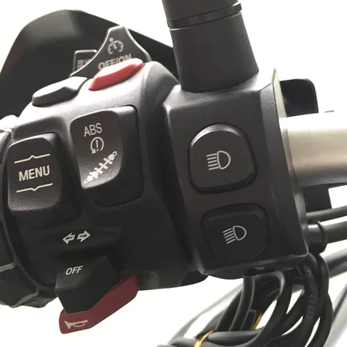 Vista 5 de EVGATSAUTO Kit de interruptor de luz antiniebla para R1200GS, R1250GS, F750GS, F850GS - Botón de control de lámpara antiniebla de motocicleta