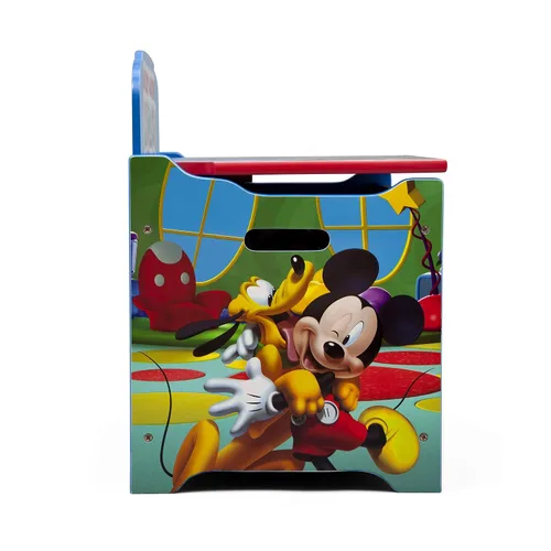 Vista 6 de Delta Children Caja de juguetes de lujo, Mickey Mouse de Disney Disney Mickey Mouse