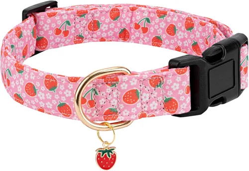 Vista 12 de Collares de perro personalizados, collares ajustables para cachorros con hebilla de seguridad para perros pequeños, medianos y grandes, collar