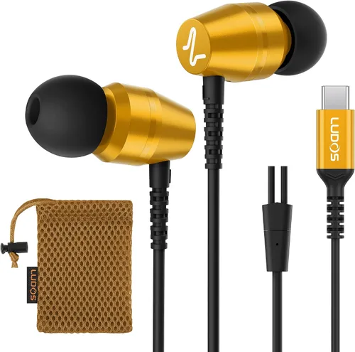 Vista 11 de LUDOS OMNITONE Auriculares con cable in-ear, 5 años de garantía, auriculares con micrófono, conector de 3.5 mm, auriculares con cable