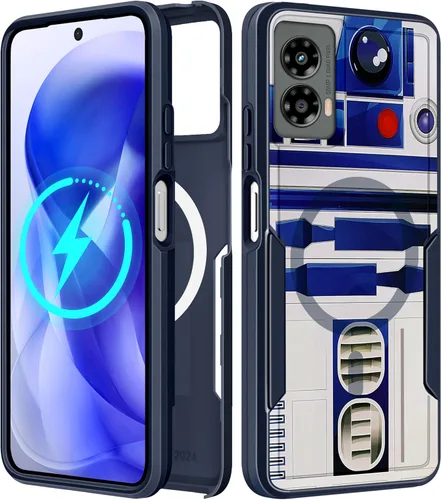 Vista 193 de Funda para Moto G 5G 2024 – Compatible con MagSafe para mujeres y niñas, bonita funda protectora magnética para teléfono, diseño femenino Kawaii