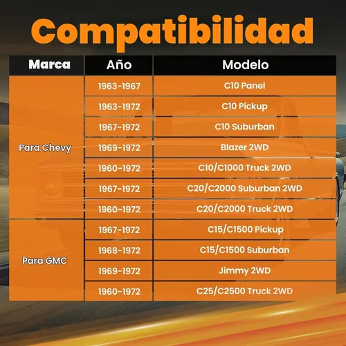 Vista 5 de Kit de bloque de bajada de 3 pulgadas y kit de pernos en U para Chevy C10 trasero 1960-1972 Kit de bloque de bajada de resorte de hoja