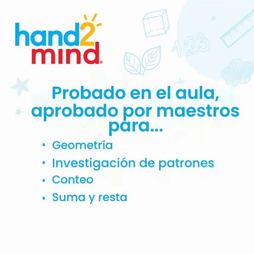 Vista 2 de hand2mind Cubos de centímetro, cubos de enlace matemático, cubos de plástico, bloques a presión, clasificación de colores, cubos de conexión