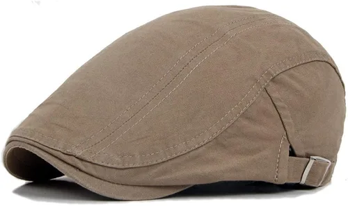 Vista 2 de Qunson - Sombrero chato de algodón Ivy Gatsby Newsboy - para hombres