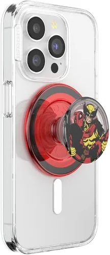 Vista 12 de PopSockets Agarre adhesivo para teléfono, soporte, soporte para teléfono, Marvel - Reactor de arco esmaltado