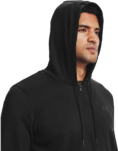 Vista 5 de Under Armour Rival Sudadera con capucha, cierre completo y forro polar, para hombre.
