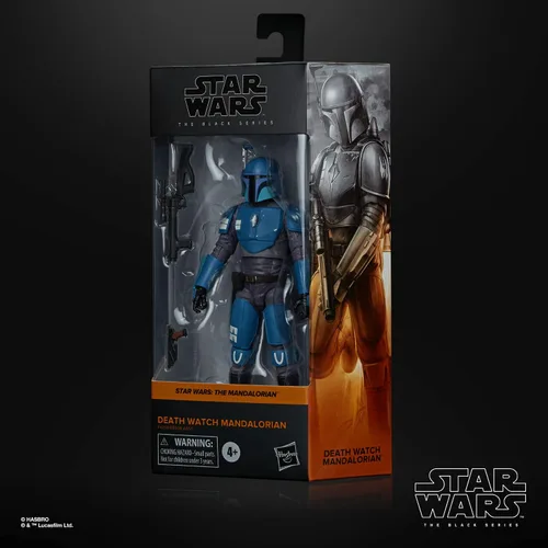 Vista 3 de STAR WARS The Black Series Death Watch Mandalorian Toy - Figura de acción coleccionable de The Mandalorian de 6 pulgadas, para niños de 4 años