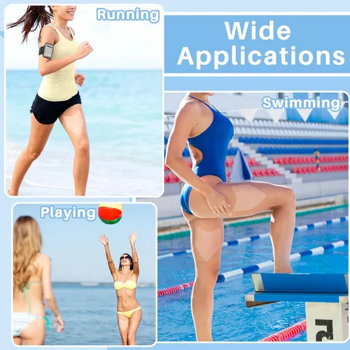 Vista 5 de Timgle 20 piezas de cinta de levantamiento de muslos autoadhesiva para celulitis, cintas impermeables para piel suelta y muslos para mujeres