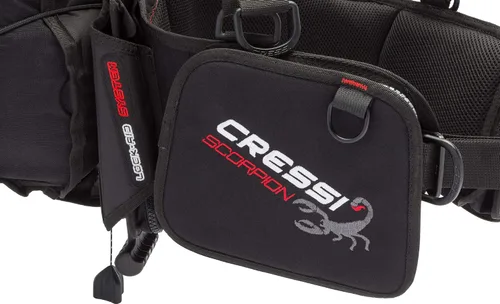 Vista 3 de Cressi Buceo Back-Inflation BCD - Cómodo como una mochila - Sistema de bolsillo de peso vertical - Bolsillos de gran volumen - Scorpion: diseñado