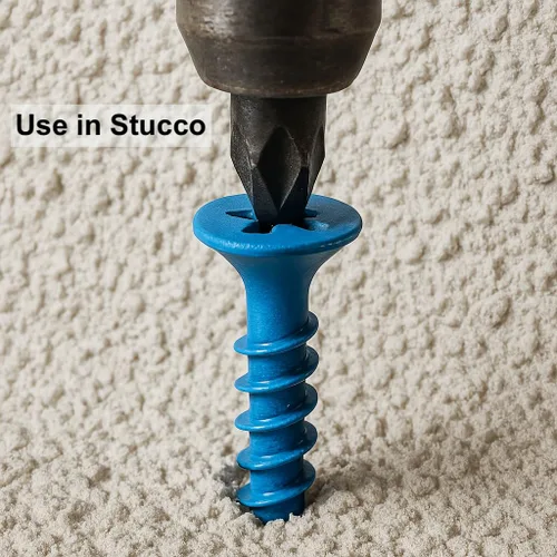 Vista 9 de BCP Fasteners Tornillos para hormigón con punta de diamante de cabeza plana