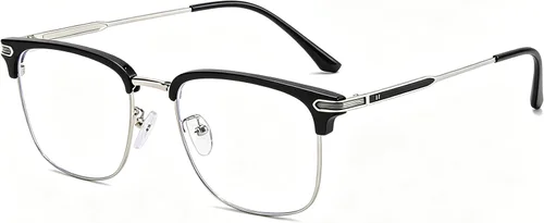 Vista 11 de Gafas de bloqueo de luz azul para hombres, antifatiga, monitor de computadora, gafas de juegos para prevenir dolores de cabeza
