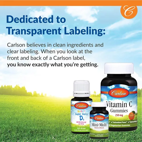 Vista 7 de Carlson - Vitamina A solubilizada, 10000 UI (3000 mcg RAE), soluble en agua, salud de la visión, 100 cápsulas blandas
