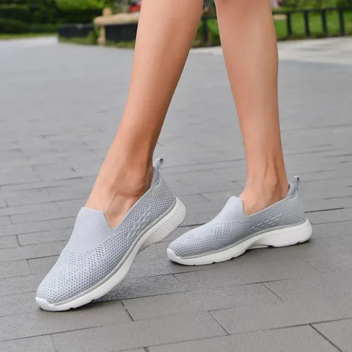 Vista 8 de Zuwoigo Zapatos deportivos casuales para mujer para caminar y correr, transpirables, para entrenamiento, gimnasio, trabajo