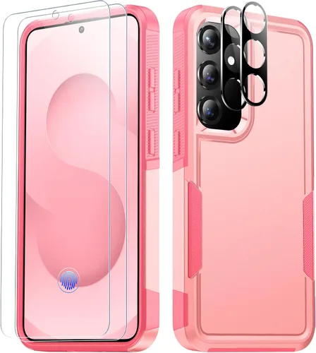 Vista 40 de SPIDERCASE Funda diseñada para Samsung Galaxy S25, [protección contra caídas de grado militar de 10 pies], paquete de 2
