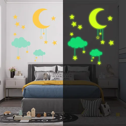 Vista 6 de TECKWRAP - Hojas precortadas de vinilo adhesivo que brilla en la oscuridad, apariencia mate, para manualidades, paquete de 6 hojas de 12 x 12