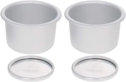 Vista 12 de Othmro 12 latas redondas de metal de 1.4 onzas, latas de aluminio, envases recargables de 1.4 fl oz, latas de lata con tapa de tornillo para 12