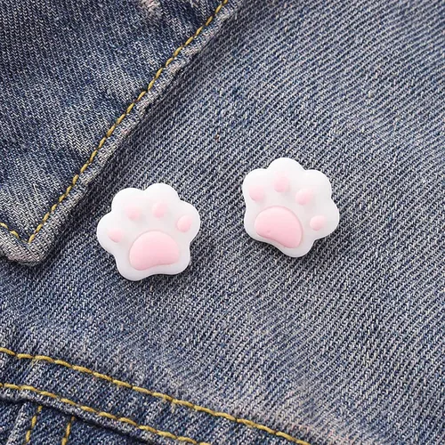 Vista 7 de Kawaii pins de dibujos animados lindo broche de rana collar pin ropa de mujer insignia de metal mochila decoración kawaii cosas
