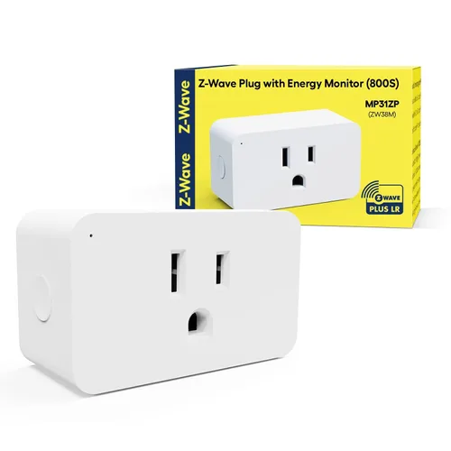 Vista 9 de Minoston Serie 800 Z-Wave Enchufe Atenuador Enchufe Inteligente, Extensor de Alcance con Repetidor Integrado, Requiere Hub Z-Wave, Compatible