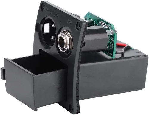 Vista 9 de Ecualizador de guitarra de 5 bandas, F-5T EQ ecualizador Pickup Tuner para guitarra acústica instrumento musical