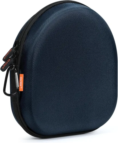 Vista 13 de Hard Shell Headphone Case, Durable Zipper Travel Carrying Pouch Bag Negro