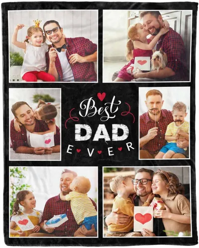 Vista 29 de D-Story Manta de hijo, divertidas mantas personalizadas con fotos, regalo para papá, manta de disfraz, regalo para hija, regalos personalizados