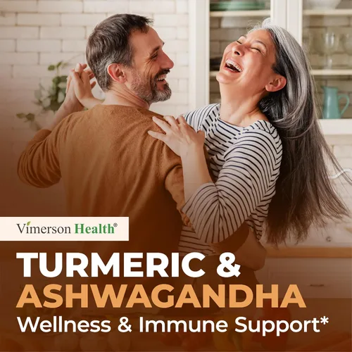 Vista 9 de Ashwagandha Suplemento orgánico de curcumina de cúrcuma con raíz de jengibre y pimienta negra – Salud de las articulaciones, energía y apoyo