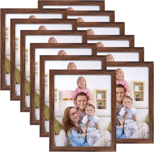 Vista 13 de Giftgarden Paquete de 12 Marcos para fotos de 3.5 x 5 pulgadas negro, múltiples marcos para fotos de 3.5 x 5 pulgadas al por mayor para exhibición