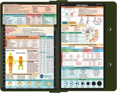 Vista 4 de WhiteCoat Clipboard® - Edición EMT Verde Ejército Verde militar