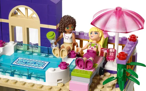 Vista 8 de Juguete de LEGO de la serie Friends, gran hotel.