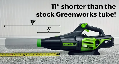 Vista 6 de Boquilla de secado de coche Stubby para sopladores de hojas Greenworks 760, 730, 700, 610, 585, 550, 515 y 500 CFM