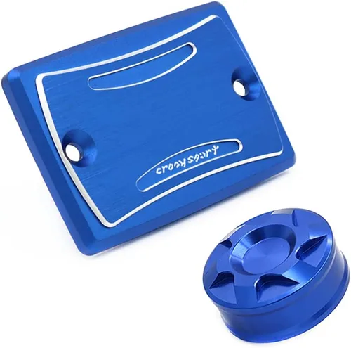 Vista 2 de crazy sport Cubierta de depósito de líquido de frenos trasera delantera compatible con YAMA MT-09 MT-07 MT-10 MT09 MT10 MT07 FZ09 FZ07 FZ10 XSR 700