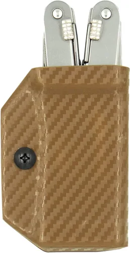 Vista 8 de Clip & Carry Kydex - Funda multiherramienta para Victorinox Spirit, fabricada en Estados Unidos, funda para múltiples herramientas, fibra de Negro