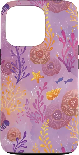 Vista 10 de Funda para iPhone 16 Disney The Little Mermaid Ariel Under the Sea Ambiance