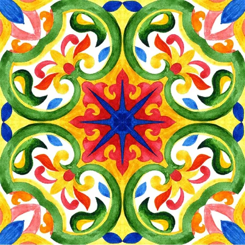 Vista 29 de Pegatinas de Azulejos Estilo Azulejo Español Portugués Despegar y Pegar para Salpicadero Juego de 16 piezas (3.9_10)