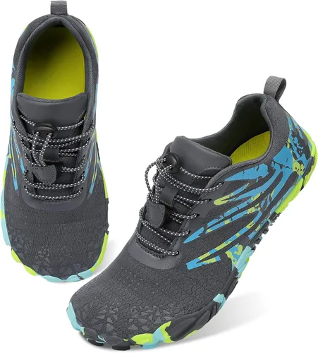 Vista 2 de Scurtain Zapatos de agua unisex para hombre y mujer, de secado rápido, zapatos acuáticos, zapatos de natación, zapatos de playa con drenaje