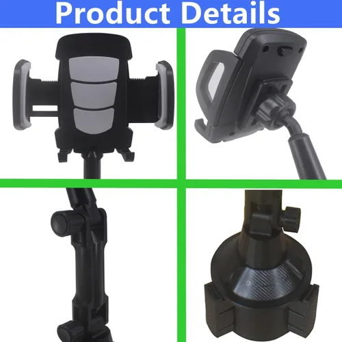 Vista 7 de Soporte universal para teléfono para carrito de golf, soporte universal para todos los teléfonos celulares de 4.7 a 6.8 pulgadas, compatible