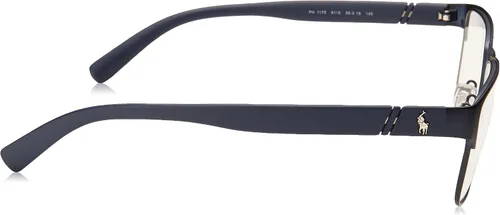 Vista 3 de POLO RALPH LAUREN Monturas rectangulares para lentes recetados Ph1175 para hombre Lente azul marina mate 56 mm