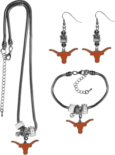 Vista 19 de Siskiyou Sports NCAA Euro Bead Jewelry - Juego de 3 piezas para mujer