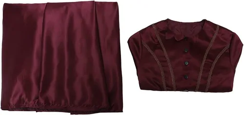 Vista 7 de The Piano Cosplay Ada McGrath - Disfraz victoriano de la década de 1860, vestido de baile rococó