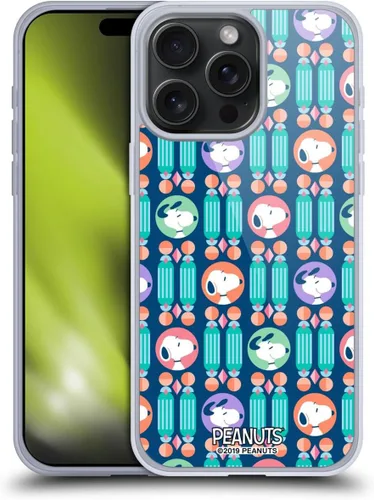 Vista 99 de Head Case Designs Snoopy Deco Dreams - Funda de gel suave con licencia oficial de Peanuts Blue Pattern compatible con Apple iPhone 7 Plus/iPhone 8
