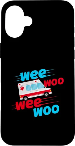 Vista 23 de Funda EMT para iPhone 13 Pro Max Wee Woo Wee Woo Ambulancia Técnico Paramédico