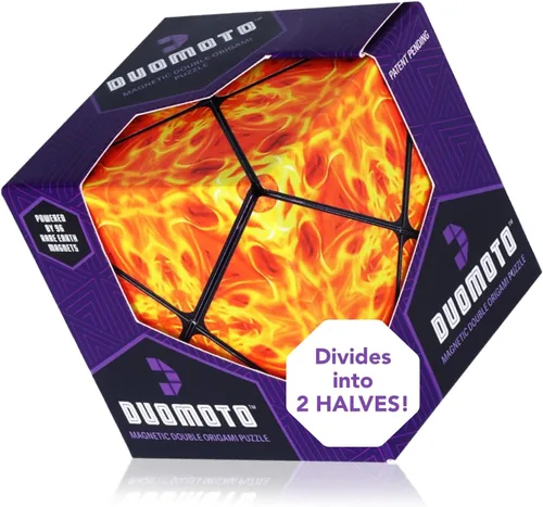 Vista 8 de Duomoto - Cubo magnético que cambia de forma - Rompecabezas de doble creatividad con 96 imanes de tierras raras - Se transforma en más de 100 formas