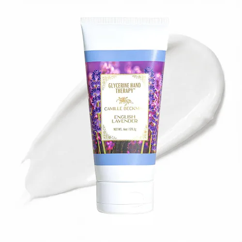 Vista 11 de Camille Beckman Crema de terapia de manos de glicerina, lavanda mora, 8 onzas