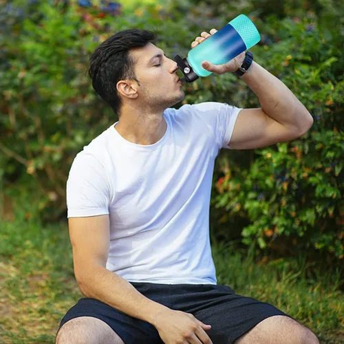 Vista 5 de GLINK Bota de botella compatible con Hydro Flask, Stanley y otros, botella de agua de silicona, bota flexible antideslizante con textura